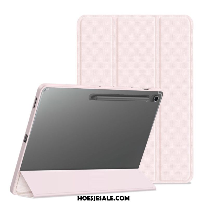 Samsung Galaxy Tab S10 Fe Plus Transparante Achterkant Met Drie Panelen