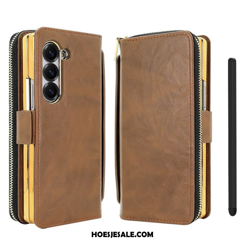 Samsung Galaxy Z Fold 7 Etui Met Rits En Riempje