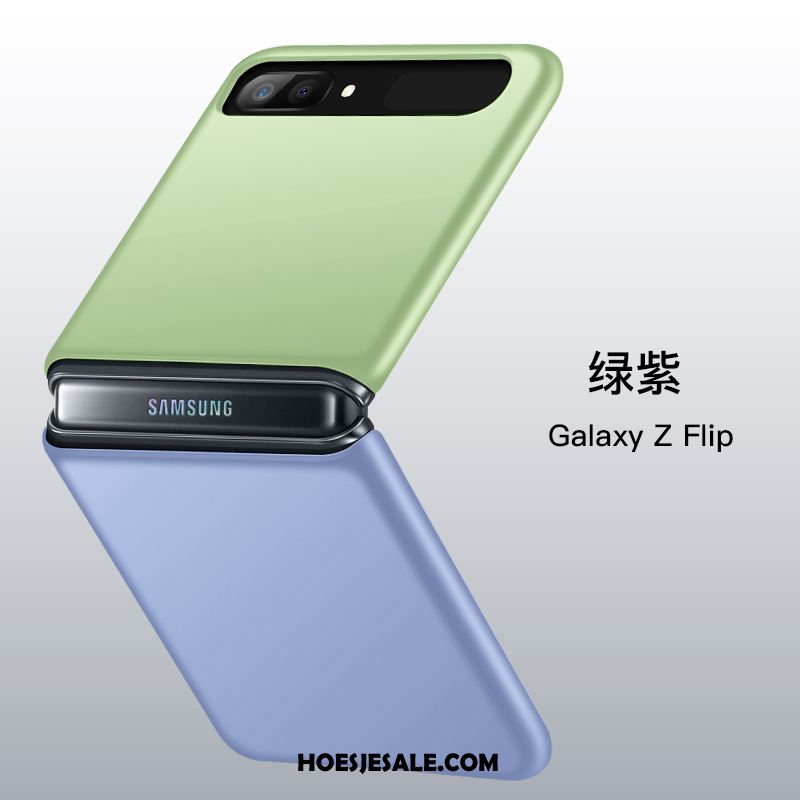 Samsung Z Flip Hoesje All Inclusive Ster Siliconen Anti-fall Groen Kopen