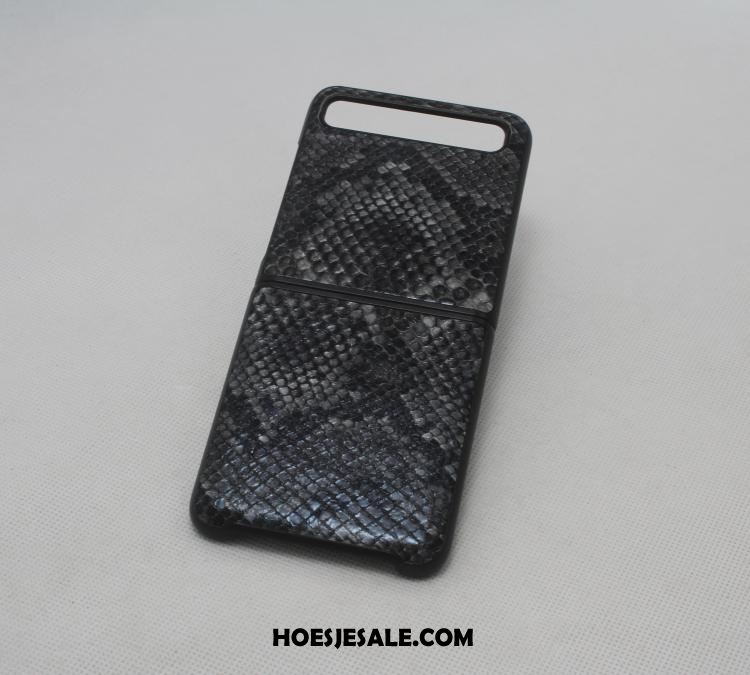 Samsung Z Flip Hoesje Anti-fall Zwart High End Bescherming All Inclusive Goedkoop