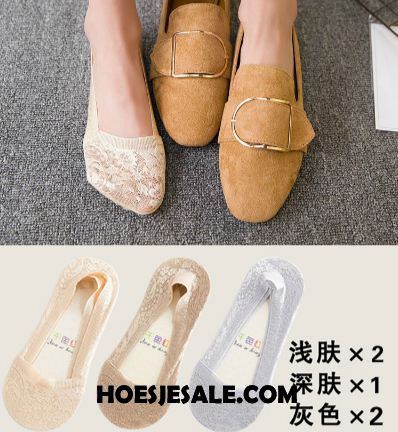 Sokken Dames Antislip Sok Vrouwen Dun Enkele Schoenen