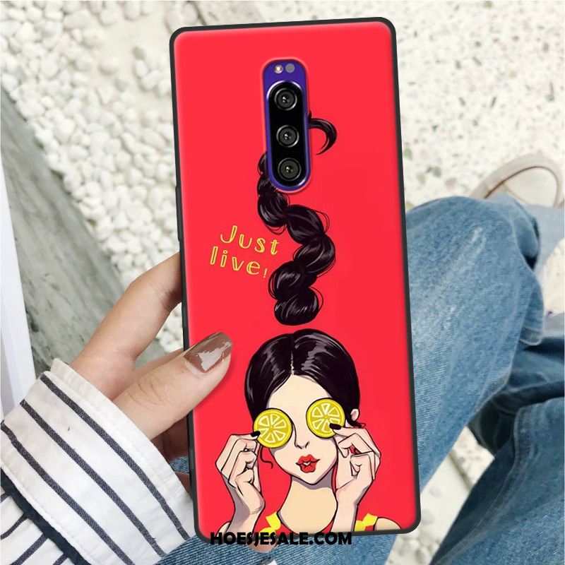 Sony Xperia 1 Hoesje All Inclusive Lovers Hoes Anti-fall Zacht Sale