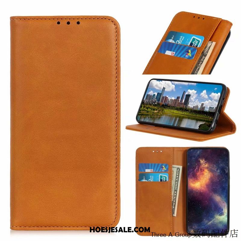 Sony Xperia 1 Ii Hoesje Bescherming Hoes Folio Groen Mobiele Telefoon Korting