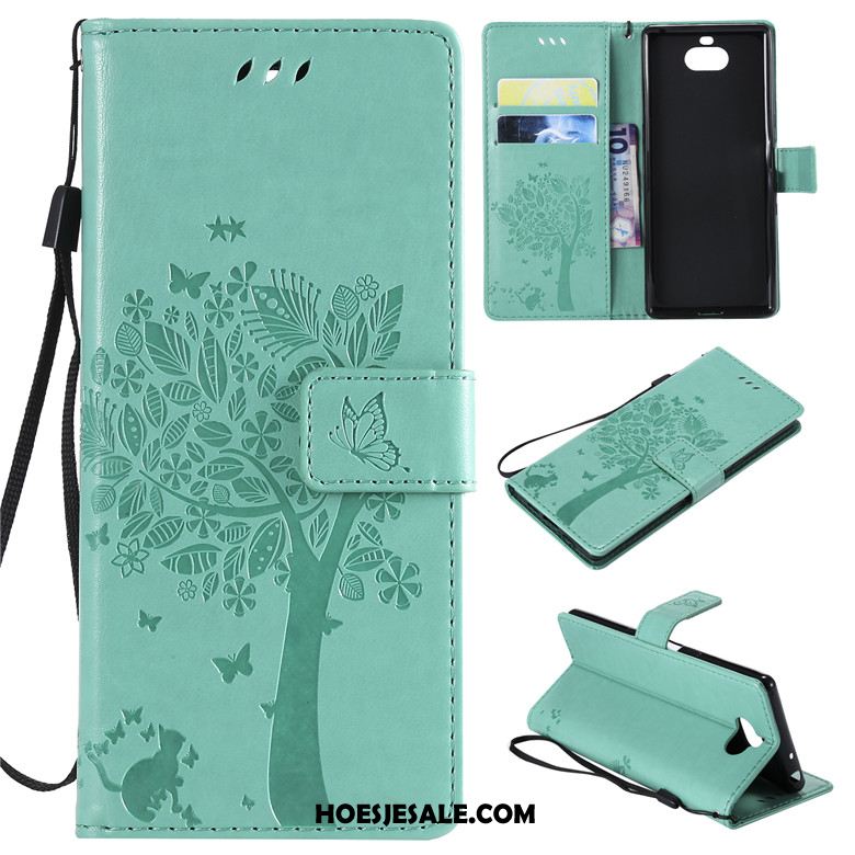 Sony Xperia 10 Hoesje Folio Hoes Leren Etui Mobiele Telefoon All Inclusive Sale