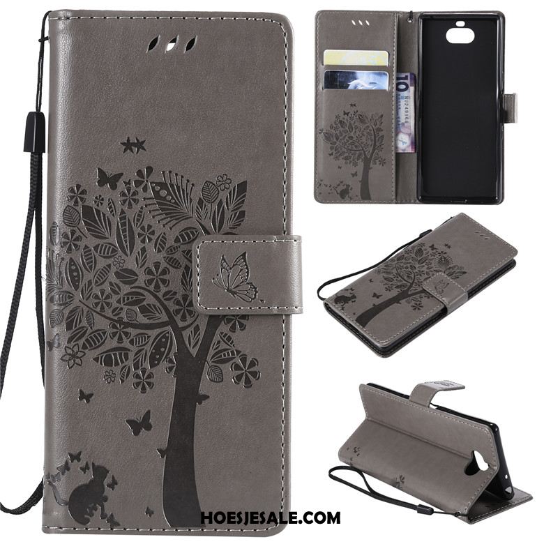 Sony Xperia 10 Hoesje Folio Hoes Leren Etui Mobiele Telefoon All Inclusive Sale