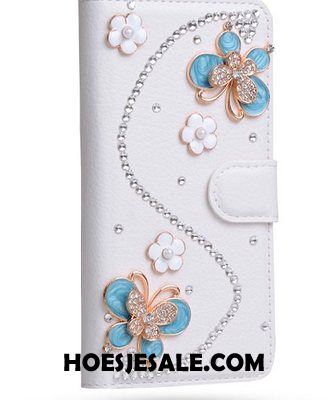 Sony Xperia 10 Hoesje Leren Etui Met Strass Anti-fall Folio Mobiele Telefoon Sale