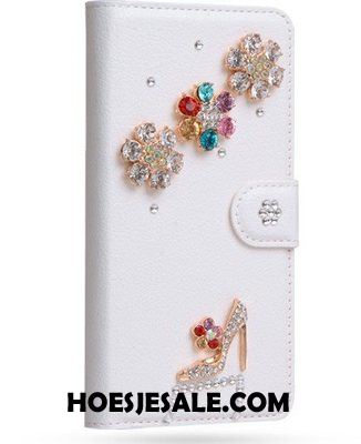 Sony Xperia 10 Hoesje Leren Etui Met Strass Anti-fall Folio Mobiele Telefoon Sale