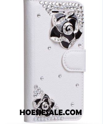 Sony Xperia 10 Hoesje Leren Etui Met Strass Anti-fall Folio Mobiele Telefoon Sale