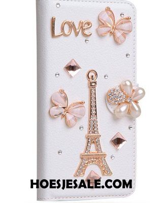 Sony Xperia 10 Hoesje Leren Etui Met Strass Anti-fall Folio Mobiele Telefoon Sale