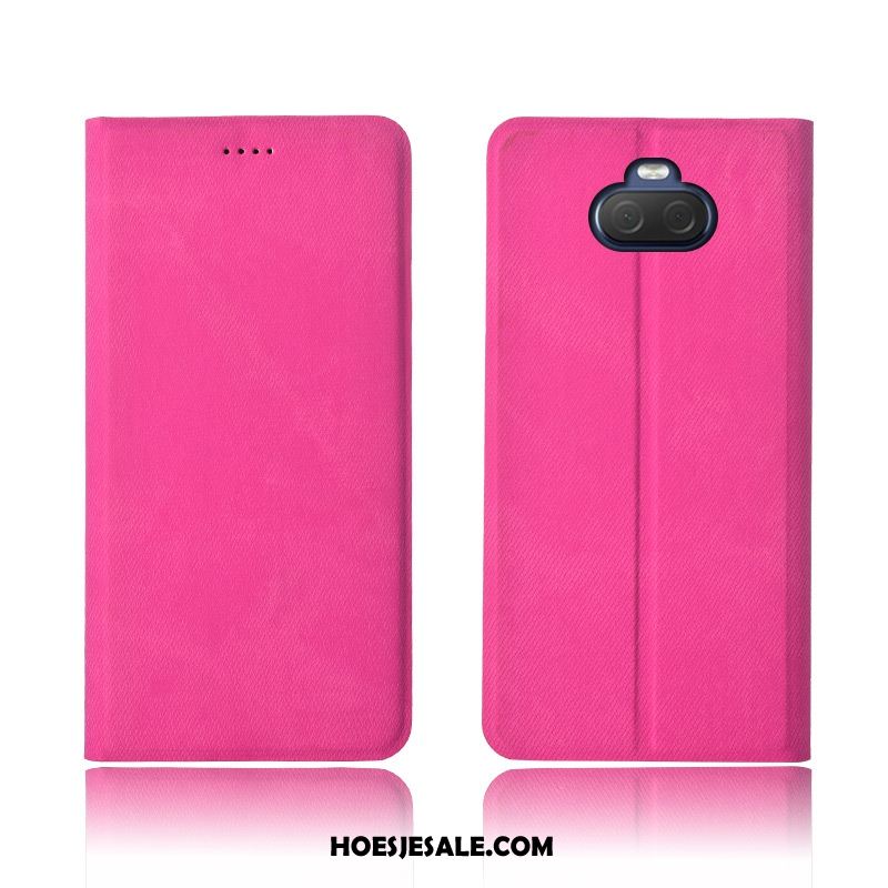 Sony Xperia 10 Plus Hoesje Hoes Leren Etui Denim Siliconen Mobiele Telefoon Online