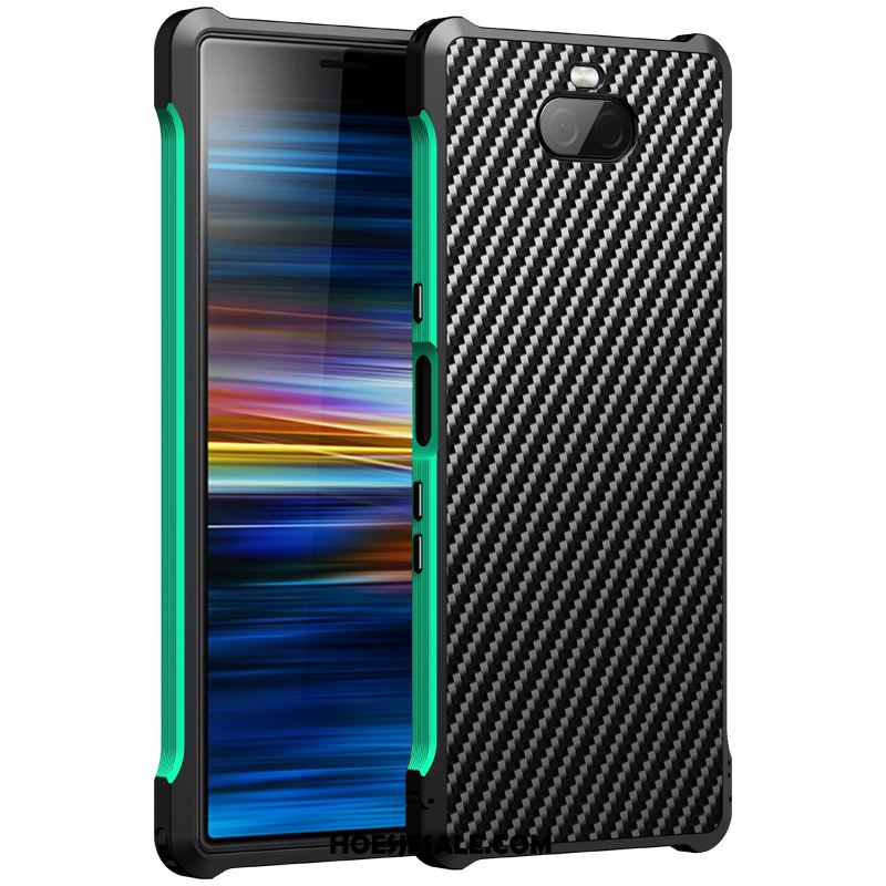 Sony Xperia 10 Plus Hoesje Mobiele Telefoon Metaal Bescherming Scheppend Fiber Kopen