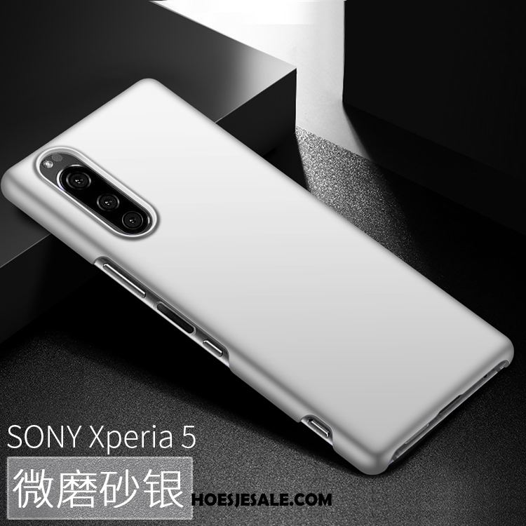 Sony Xperia 5 Hoesje Groen Anti-fall Hard Dun Schrobben Kopen