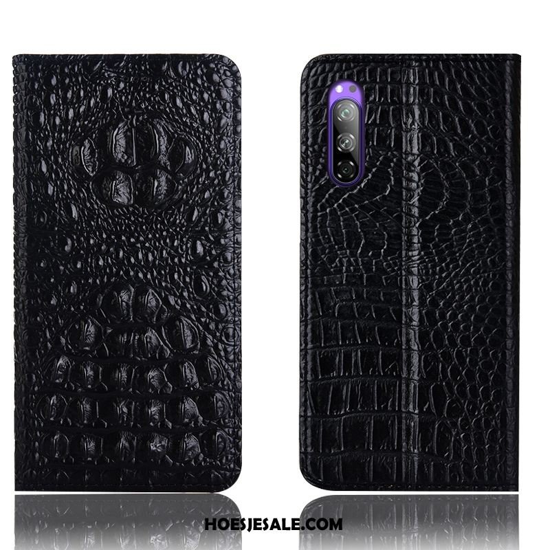 Sony Xperia 5 Hoesje Hoes Leren Etui All Inclusive Anti-fall Bescherming Sale