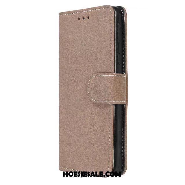 Sony Xperia E5 Hoesje Folio Hoes Mobiele Telefoon Bescherming Purper Goedkoop