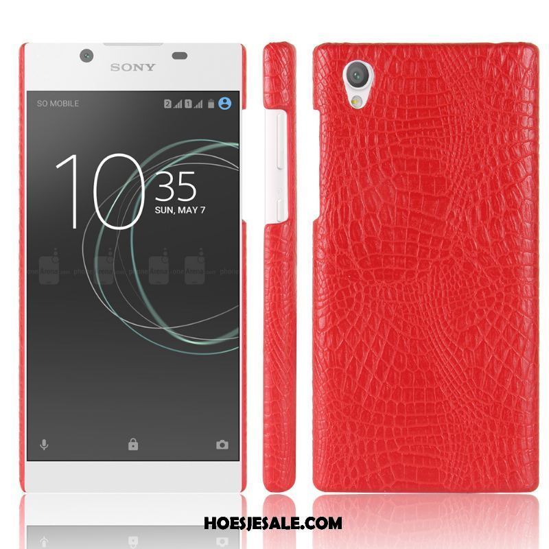 Sony Xperia E5 Hoesje Leren Etui Anti-fall Rood Mobiele Telefoon Bescherming Sale