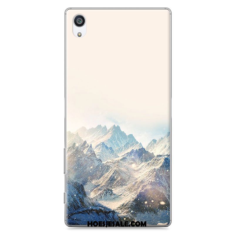 Sony Xperia E5 Hoesje Mobiele Telefoon Bescherming Anti-fall Spotprent Blauw Online