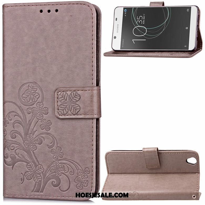 Sony Xperia L1 Hoesje Clamshell Anti-fall Hanger Leren Etui Mobiele Telefoon Kopen