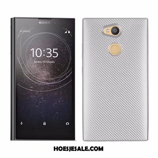 Sony Xperia L2 Hoesje Hoes Anti-fall Mobiele Telefoon Grijs Zacht Sale