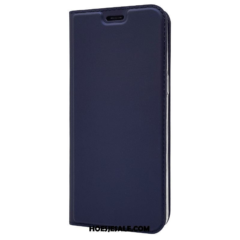 Sony Xperia L2 Hoesje Leren Etui Nieuw Anti-fall Donkerblauw Mobiele Telefoon Sale