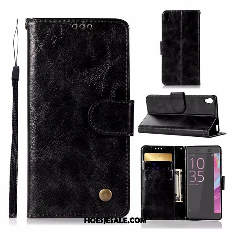 Sony Xperia Xa Ultra Hoesje Bescherming Hoes Mobiele Telefoon Vintage Leren Etui Kopen