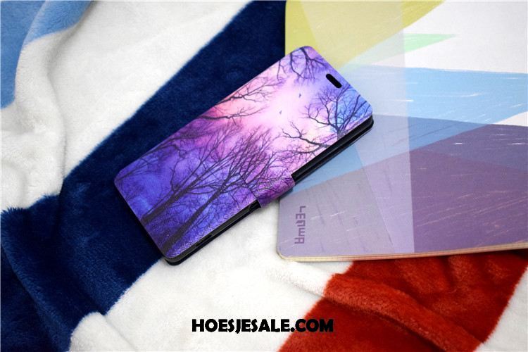 Sony Xperia Xa Ultra Hoesje Hoes Mobiele Telefoon Folio Blauw Leren Etui Goedkoop