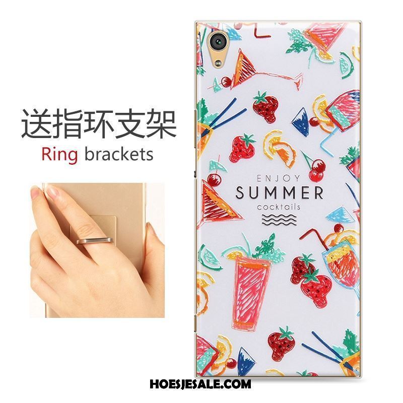 Sony Xperia Xa Ultra Hoesje Mobiele Telefoon Rood Hoes Hard Spotprent Winkel