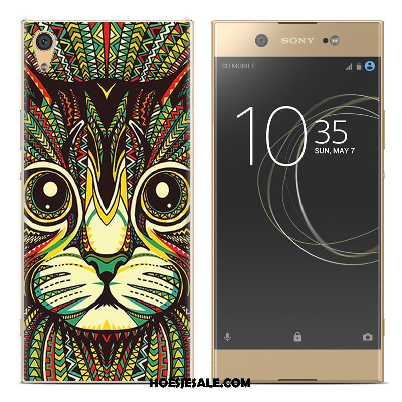 Sony Xperia Xa1 Hoesje Hoes Scheppend Zacht Mobiele Telefoon Kleur Winkel