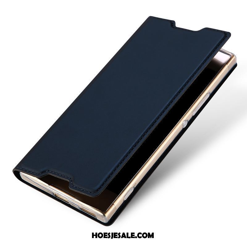 Sony Xperia Xa1 Hoesje Mobiele Telefoon Bescherming Lichte En Dun Folio Roze Kopen