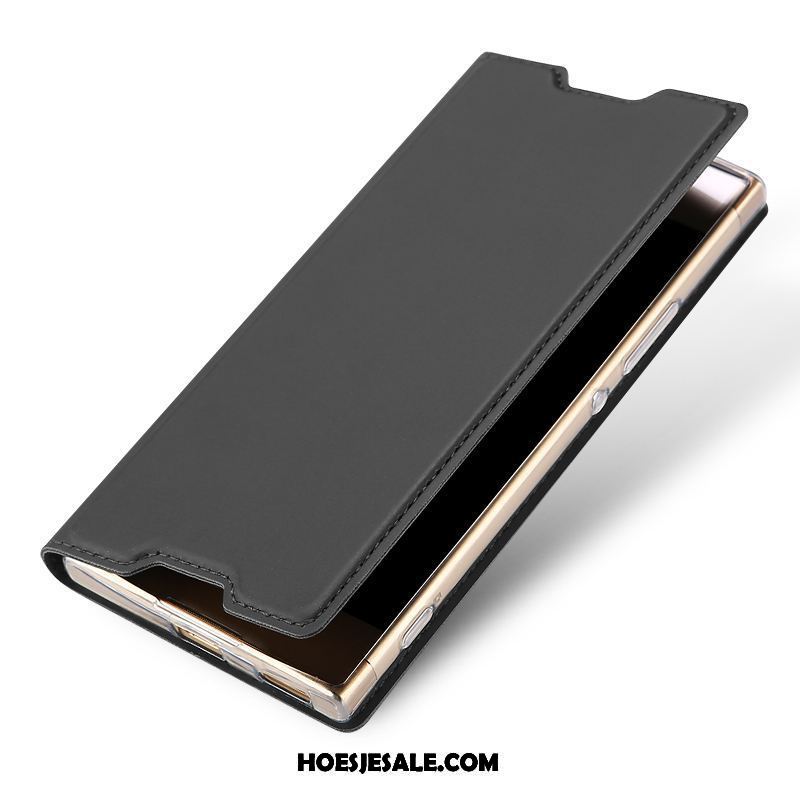 Sony Xperia Xa1 Hoesje Mobiele Telefoon Bescherming Lichte En Dun Folio Roze Kopen