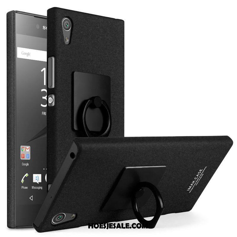 Sony Xperia Xa1 Hoesje Schrobben Mobiele Telefoon Ring Hard Zwart Kopen
