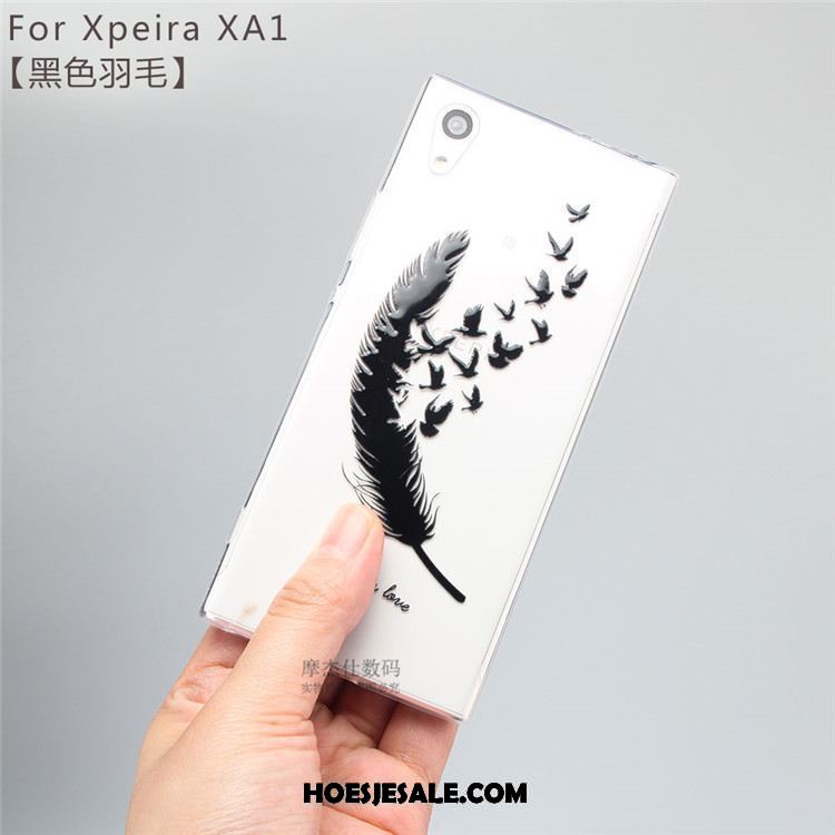 Sony Xperia Xa1 Hoesje Trend Mobiele Telefoon Scheppend Anti-fall Doorzichtig Goedkoop
