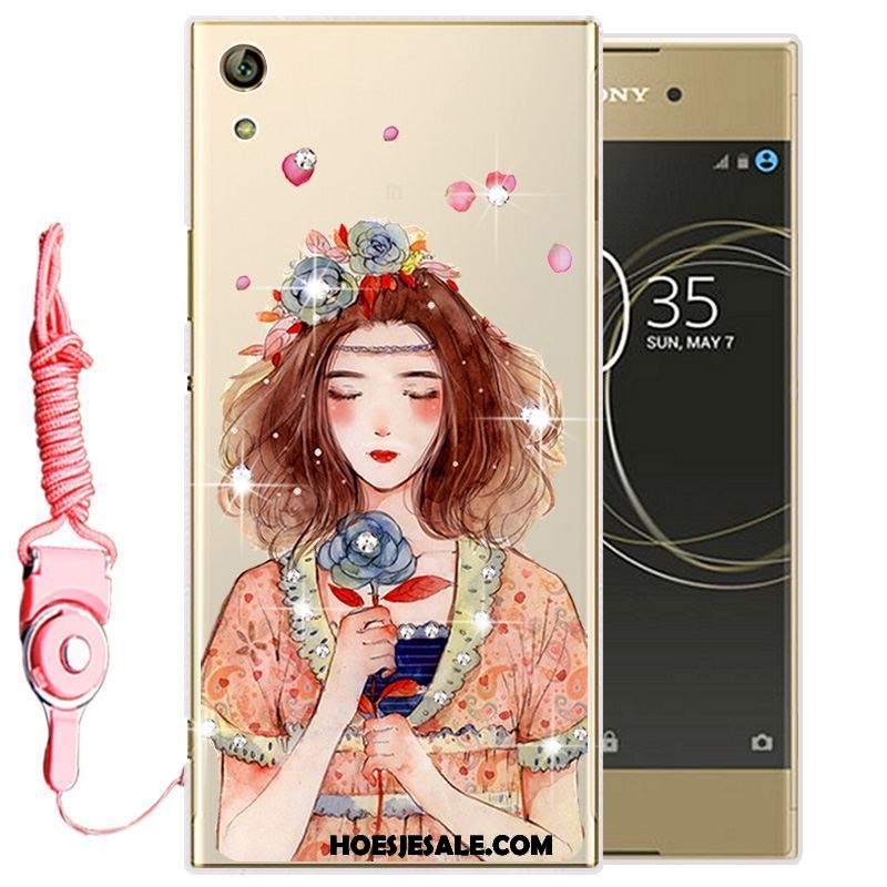 Sony Xperia Xa1 Hoesje Wit Siliconen Zacht Hoes Mobiele Telefoon Sale