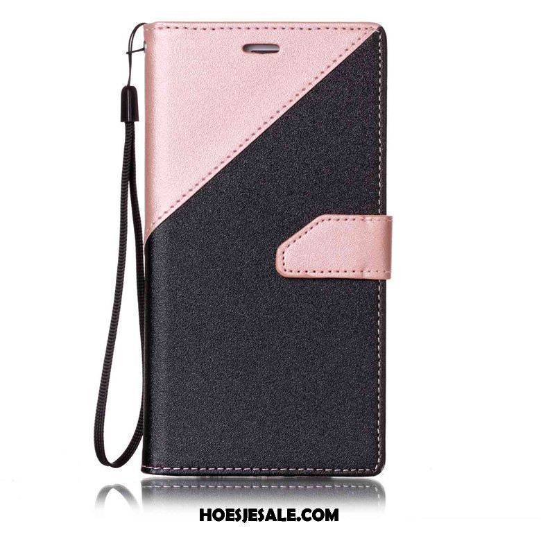 Sony Xperia Xa1 Plus Hoesje Anti-fall Folio All Inclusive Hanger Zwart Sale