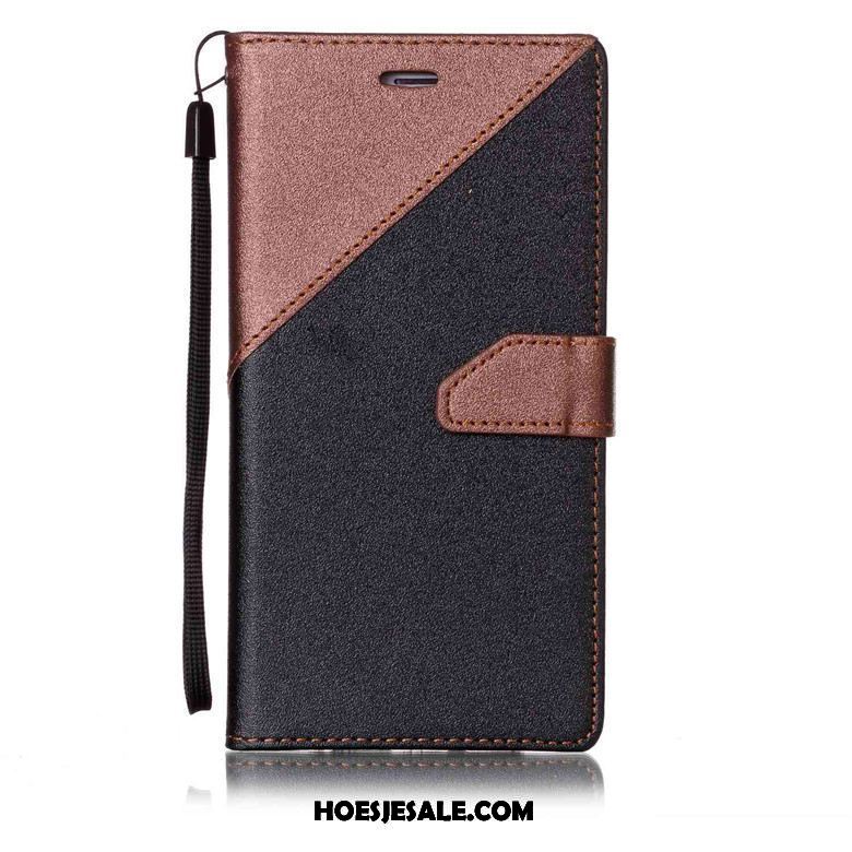 Sony Xperia Xa1 Plus Hoesje Anti-fall Folio All Inclusive Hanger Zwart Sale