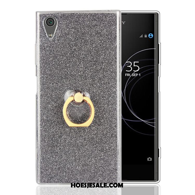 Sony Xperia Xa1 Plus Hoesje Bescherming Anti-fall Ring Hoes Roze Goedkoop