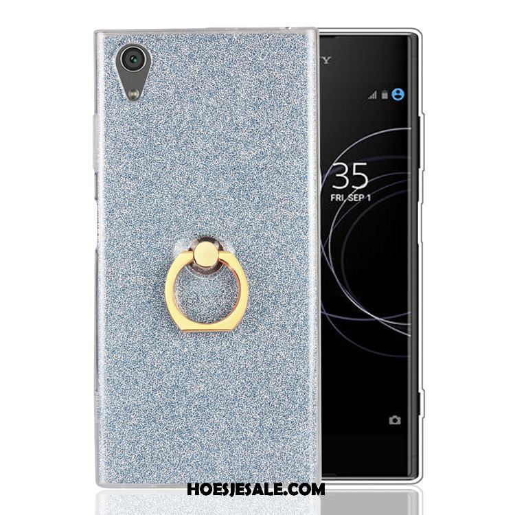 Sony Xperia Xa1 Plus Hoesje Bescherming Anti-fall Ring Hoes Roze Goedkoop