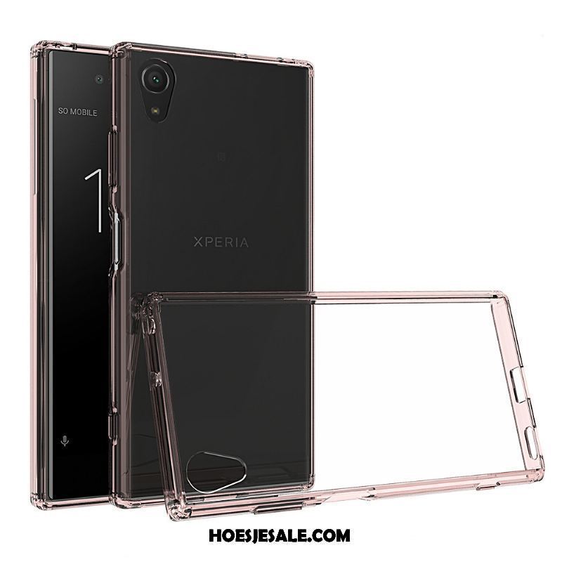 Sony Xperia Xa1 Plus Hoesje Europa Wit Persoonlijk Anti-fall Doorzichtig Kopen