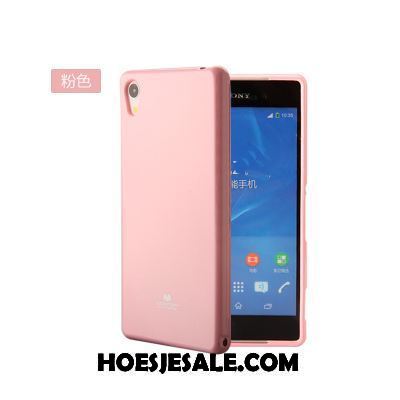 Sony Xperia Xa1 Plus Hoesje Mobiele Telefoon Hoes Zacht Rood Roze