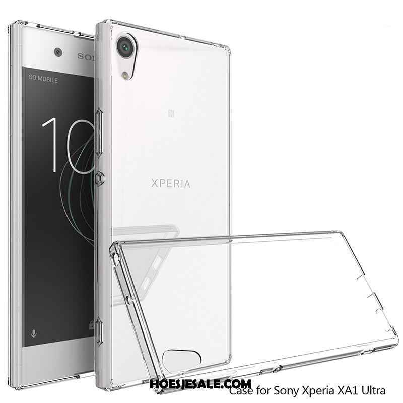 Sony Xperia Xa1 Ultra Hoesje Hard Zacht Hoes Groen Doorzichtig Kopen