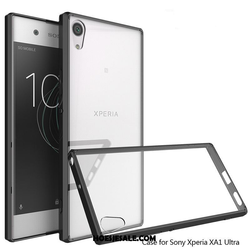 Sony Xperia Xa1 Ultra Hoesje Hard Zacht Hoes Groen Doorzichtig Kopen