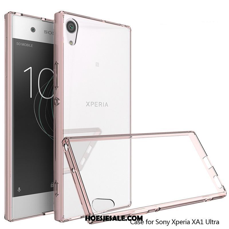 Sony Xperia Xa1 Ultra Hoesje Hard Zacht Hoes Groen Doorzichtig Kopen