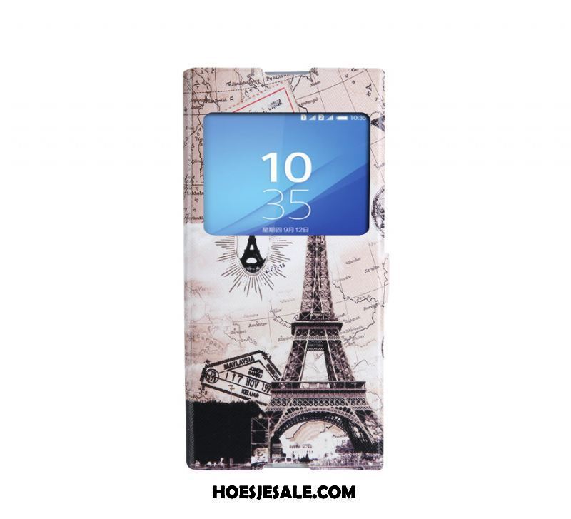 Sony Xperia Xa1 Ultra Hoesje Leren Etui Bescherming All Inclusive Anti-fall Hoes Sale