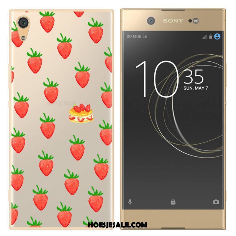 Sony Xperia Xa1 Ultra Hoesje Scheppend Fruit Siliconen Hoes Spotprent Sale