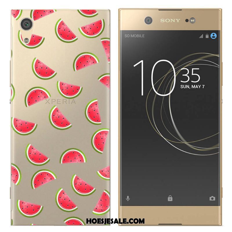 Sony Xperia Xa1 Ultra Hoesje Scheppend Fruit Siliconen Hoes Spotprent Sale