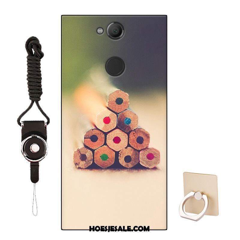 Sony Xperia Xa2 Hoesje Bescherming Wit Pas Zacht Spotprent Sale