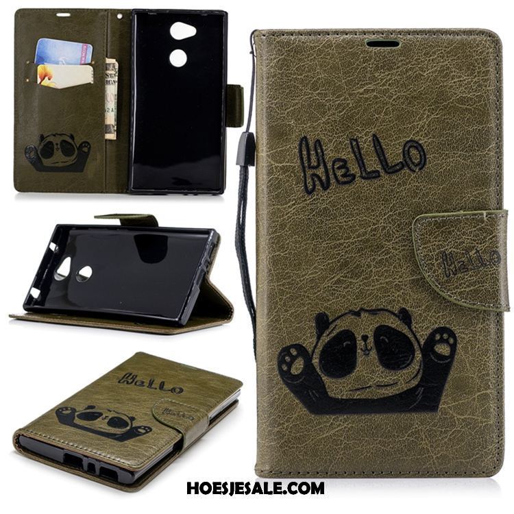 Sony Xperia Xa2 Hoesje Mobiele Telefoon Folio Trend Anti-fall Blauw Sale