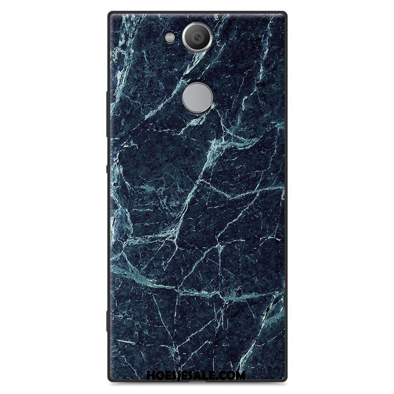 Sony Xperia Xa2 Plus Hoesje Zacht Mobiele Telefoon Bescherming Donkerblauw Siliconen Kopen