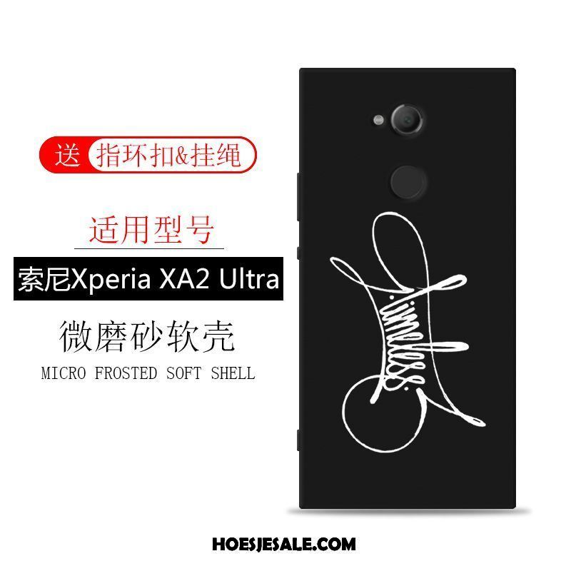 Sony Xperia Xa2 Ultra Hoesje Schrobben Anti-fall Zwart Scheppend Trend Kopen