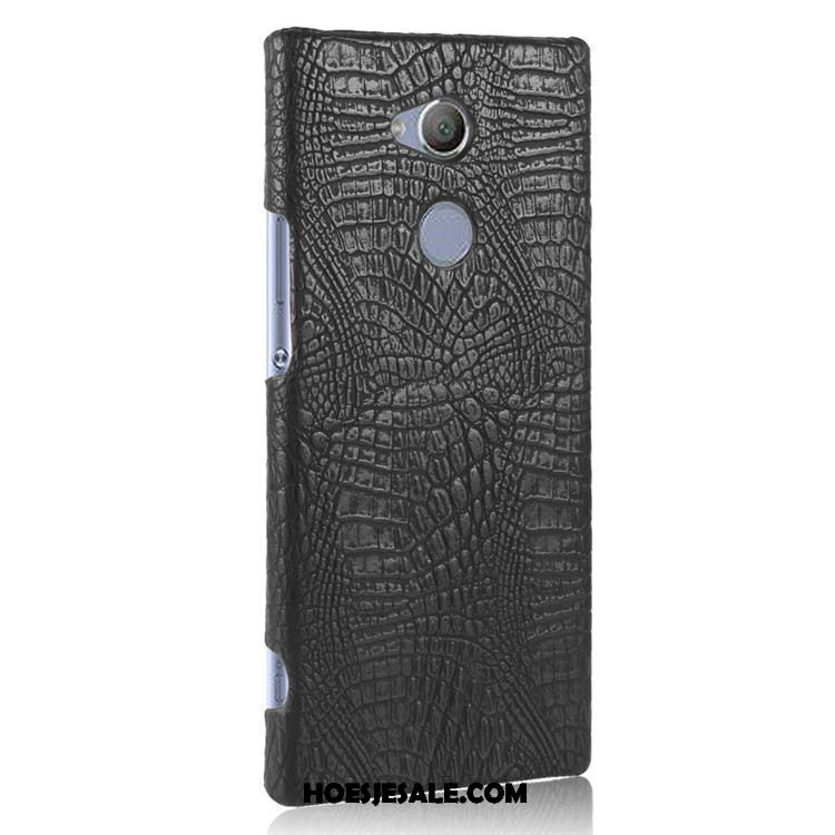 Sony Xperia Xa2 Ultra Hoesje Vintage Krokodil Hard Hoes Leer Aanbiedingen