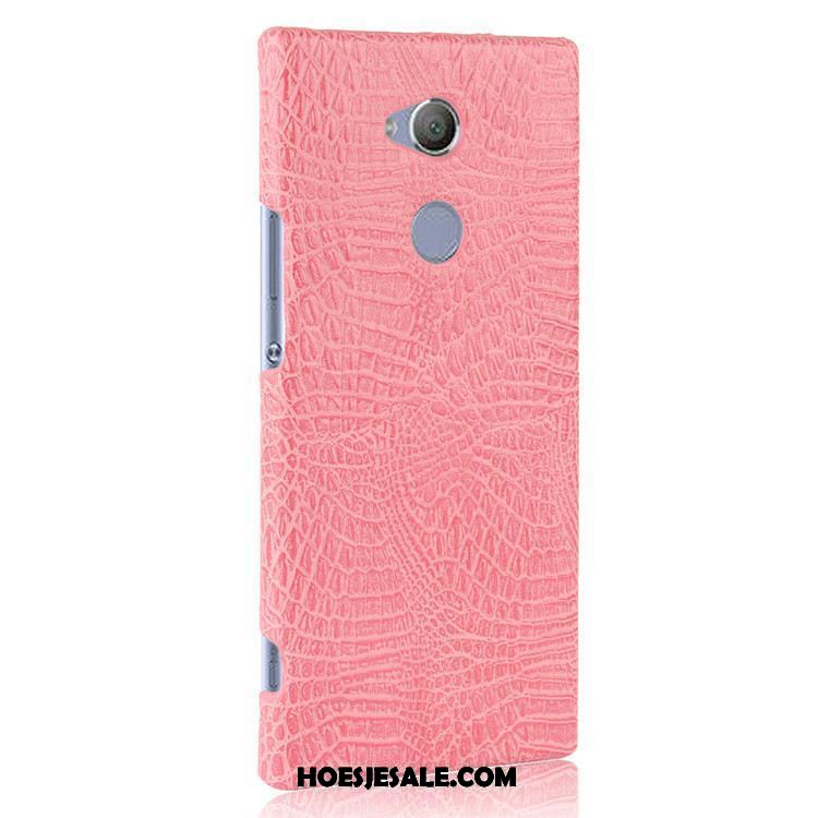 Sony Xperia Xa2 Ultra Hoesje Vintage Krokodil Hard Hoes Leer Aanbiedingen